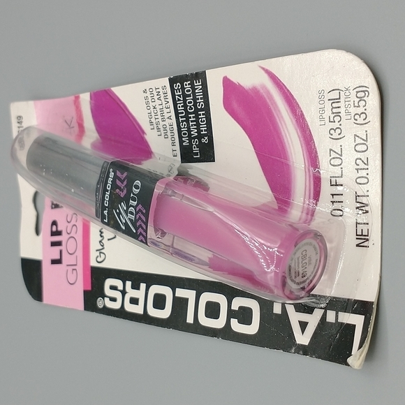 L. A. Colors Lip Duo Lipstick/Gloss in Vibe - Picture 4 of 5